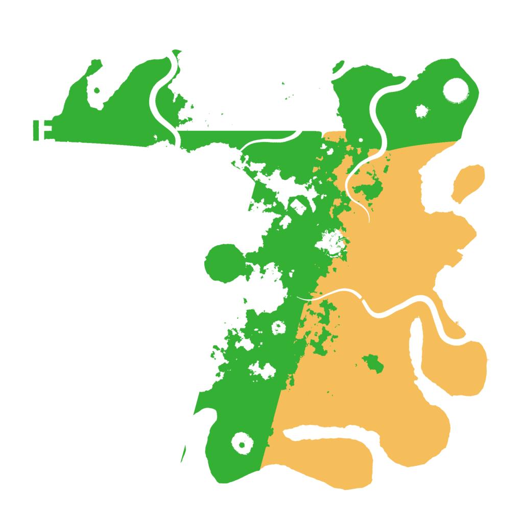 Biome Rust Map: Procedural Map, Size: 3700, Seed: 656084871