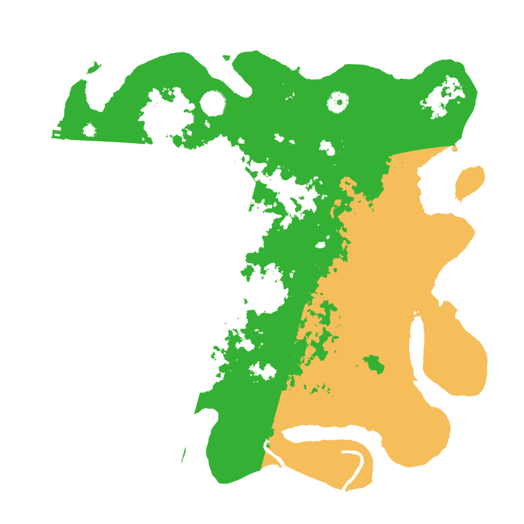 Biome Rust Map: Procedural Map, Size: 3700, Seed: 656084871