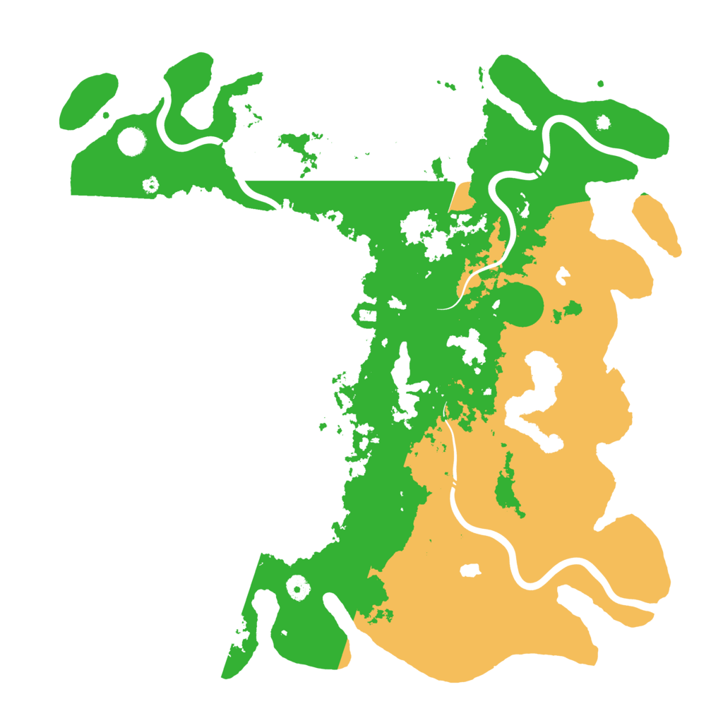 Biome Rust Map: Procedural Map, Size: 4500, Seed: 1213