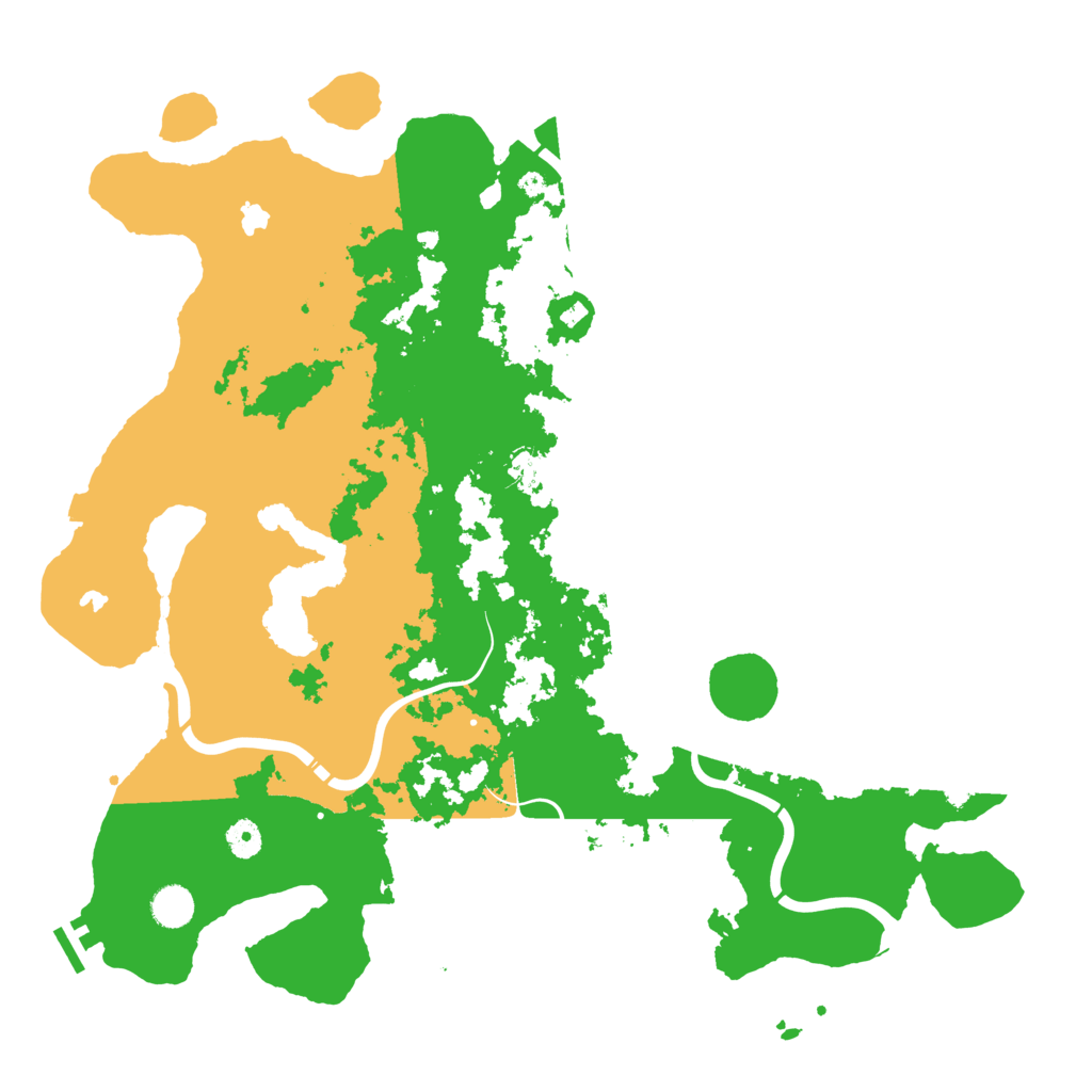 Biome Rust Map: Procedural Map, Size: 4500, Seed: 541410