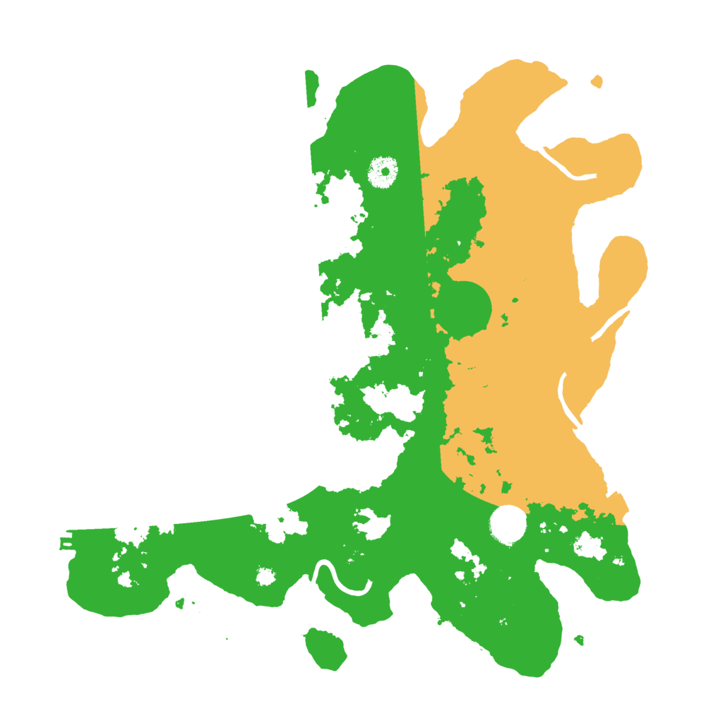 Biome Rust Map: Procedural Map, Size: 3500, Seed: 940651763