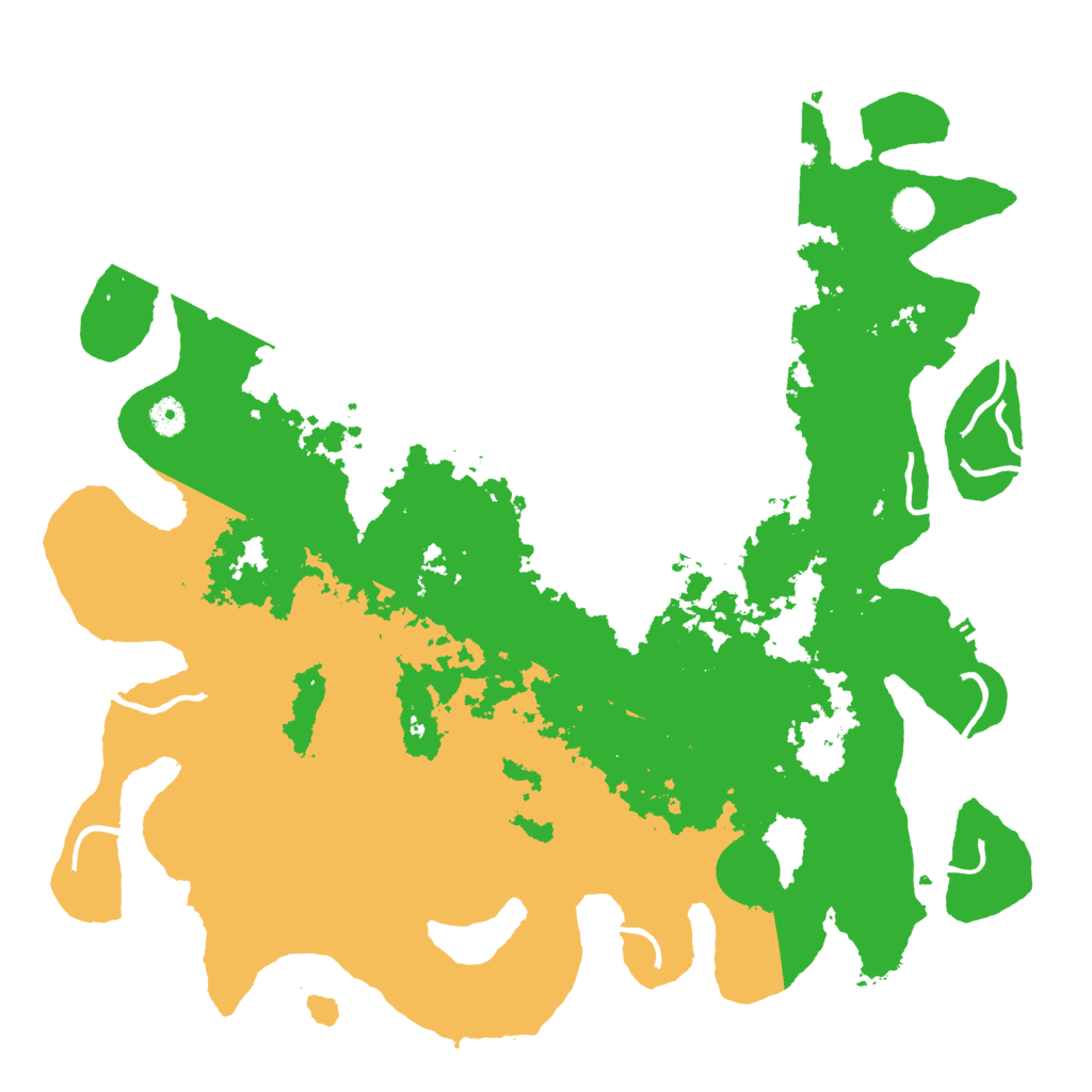 Biome Rust Map: Procedural Map, Size: 4500, Seed: 419980359