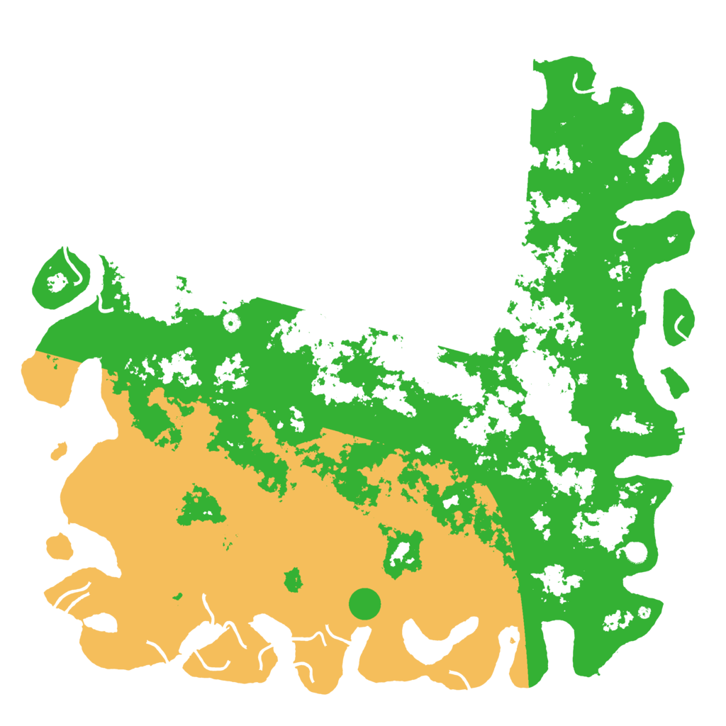 Biome Rust Map: Procedural Map, Size: 6000, Seed: 1417412816