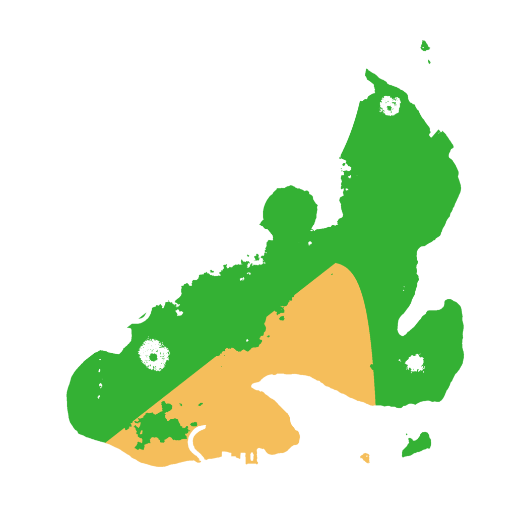 Biome Rust Map: Procedural Map, Size: 2600, Seed: 234685840