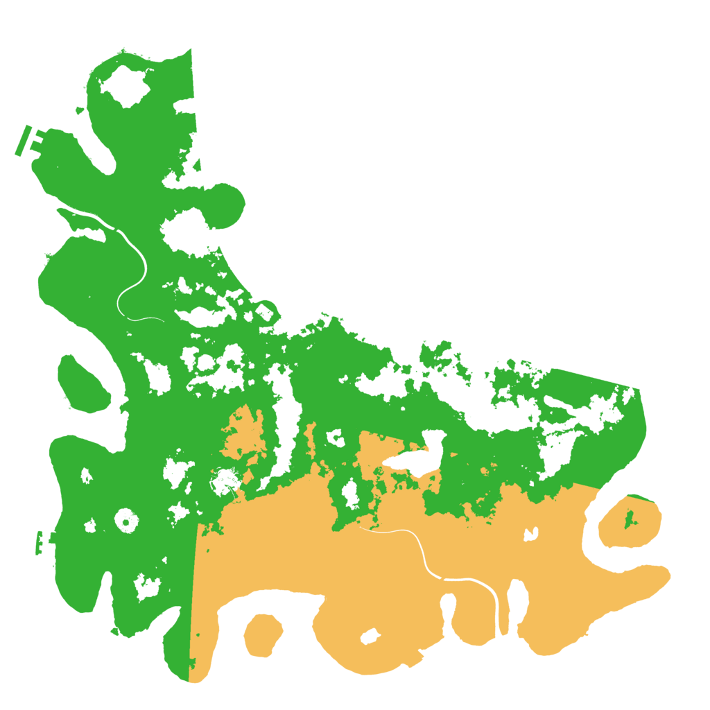 Biome Rust Map: Procedural Map, Size: 4500, Seed: 21219