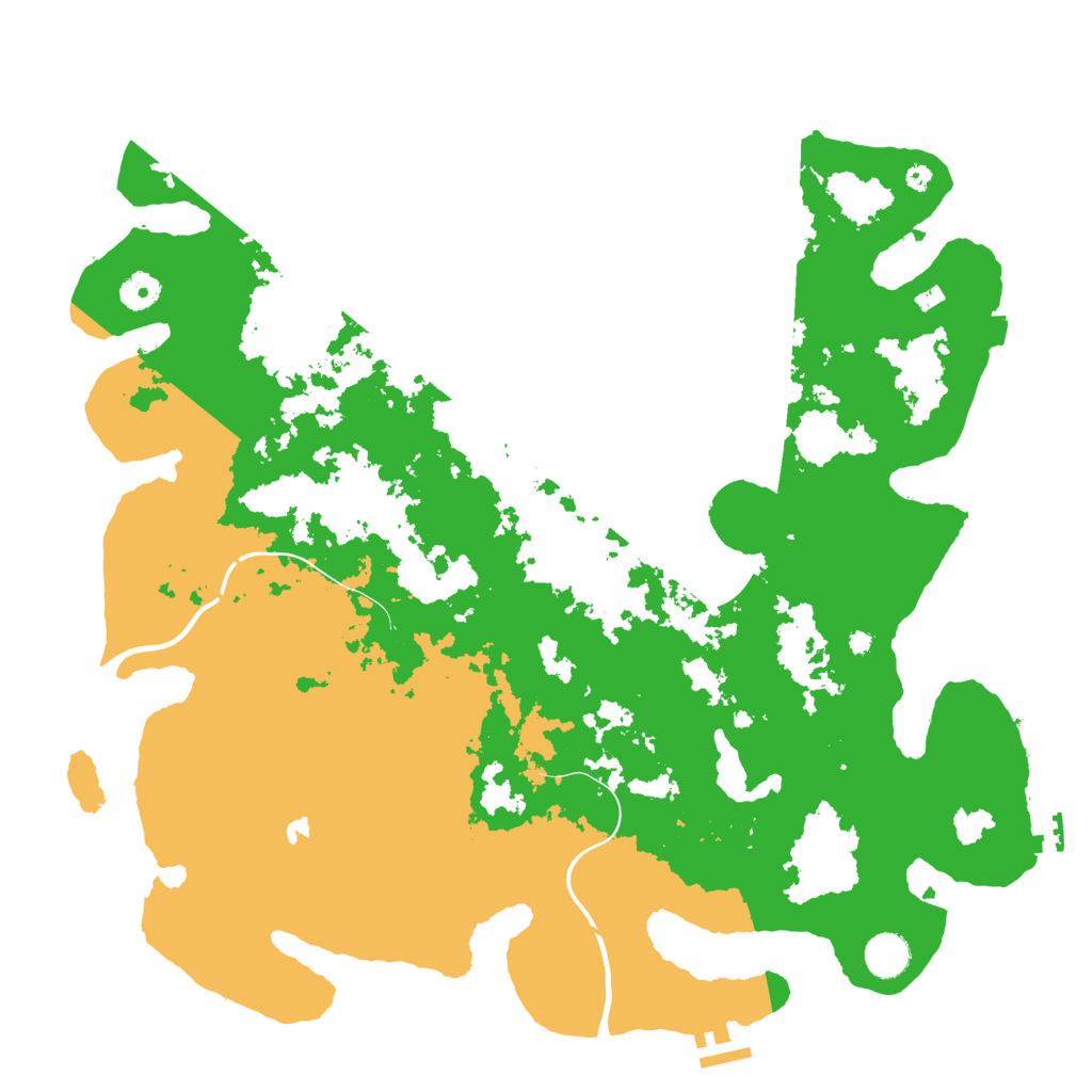 Biome Rust Map: Procedural Map, Size: 4250, Seed: 18924220