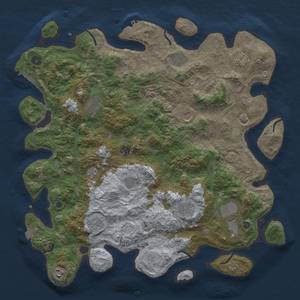 Thumbnail Rust Map: Procedural Map, Size: 4500, Seed: 1449562510, 19 Monuments