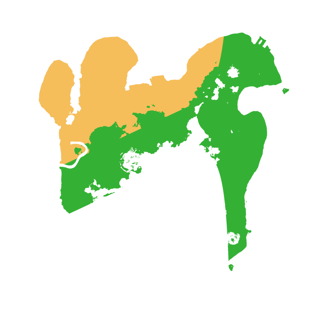 Biome Rust Map: Procedural Map, Size: 2500, Seed: 766912546