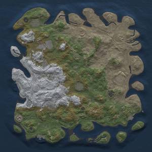 Thumbnail Rust Map: Procedural Map, Size: 4500, Seed: 59897194, 19 Monuments