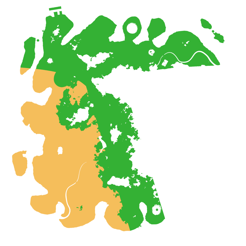 Biome Rust Map: Procedural Map, Size: 4050, Seed: 1996382514