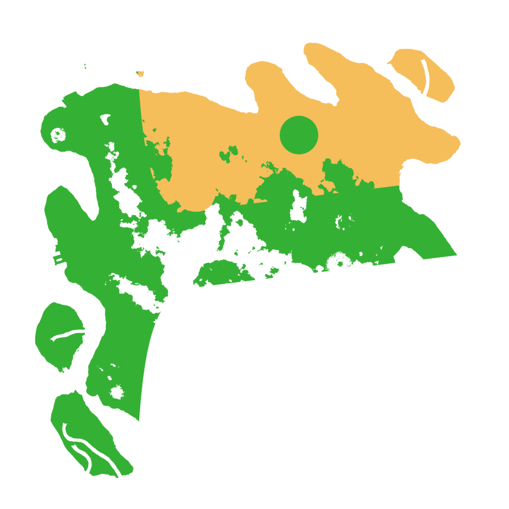 Biome Rust Map: Procedural Map, Size: 3500, Seed: 1866710050