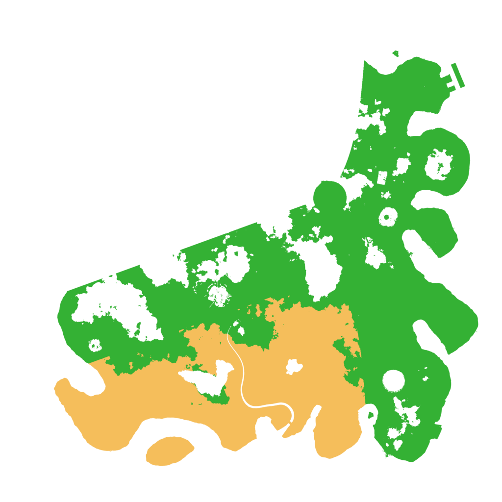 Biome Rust Map: Procedural Map, Size: 4000, Seed: 1186910336