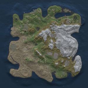 Thumbnail Rust Map: Procedural Map, Size: 3750, Seed: 1026675052, 18 Monuments