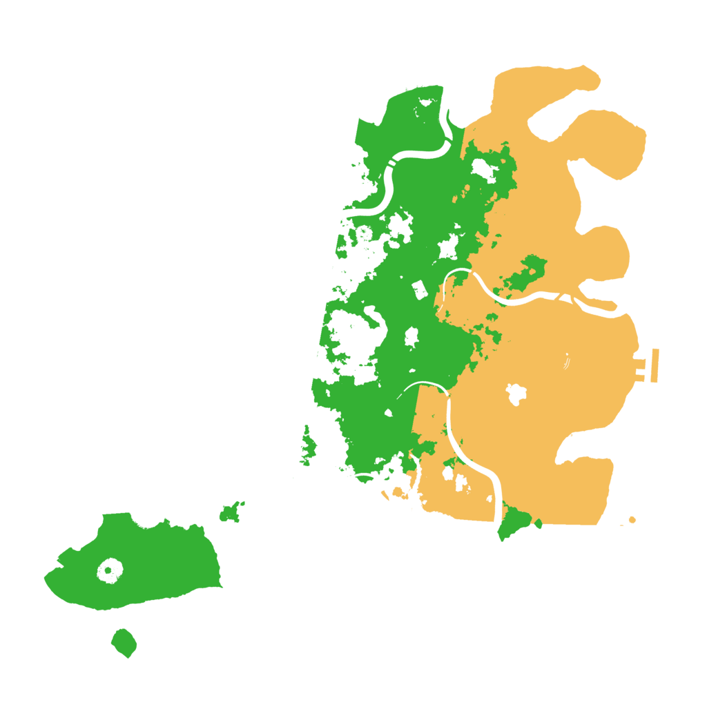 Biome Rust Map: Procedural Map, Size: 4250, Seed: 84455645