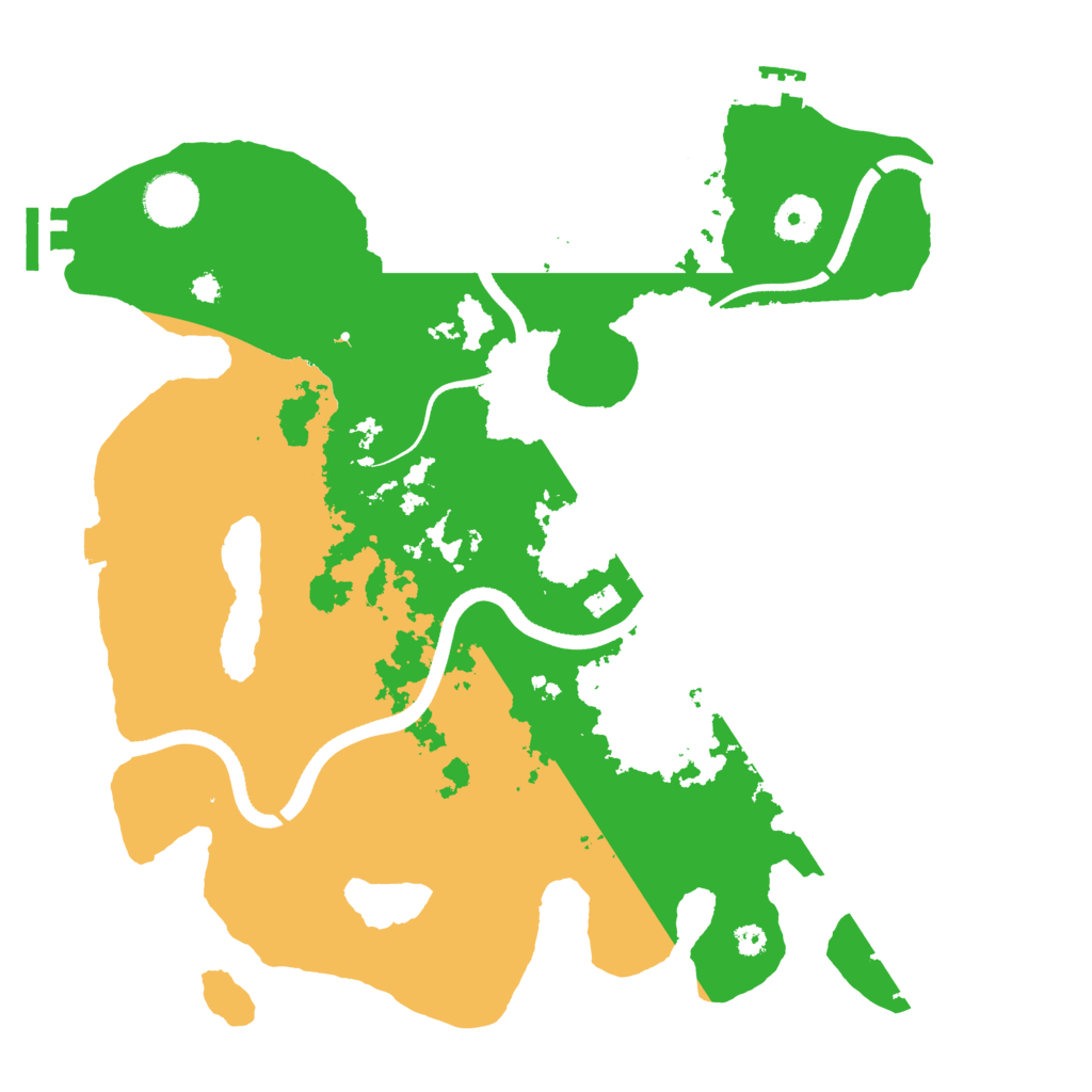 Biome Rust Map: Procedural Map, Size: 3500, Seed: 1056479417