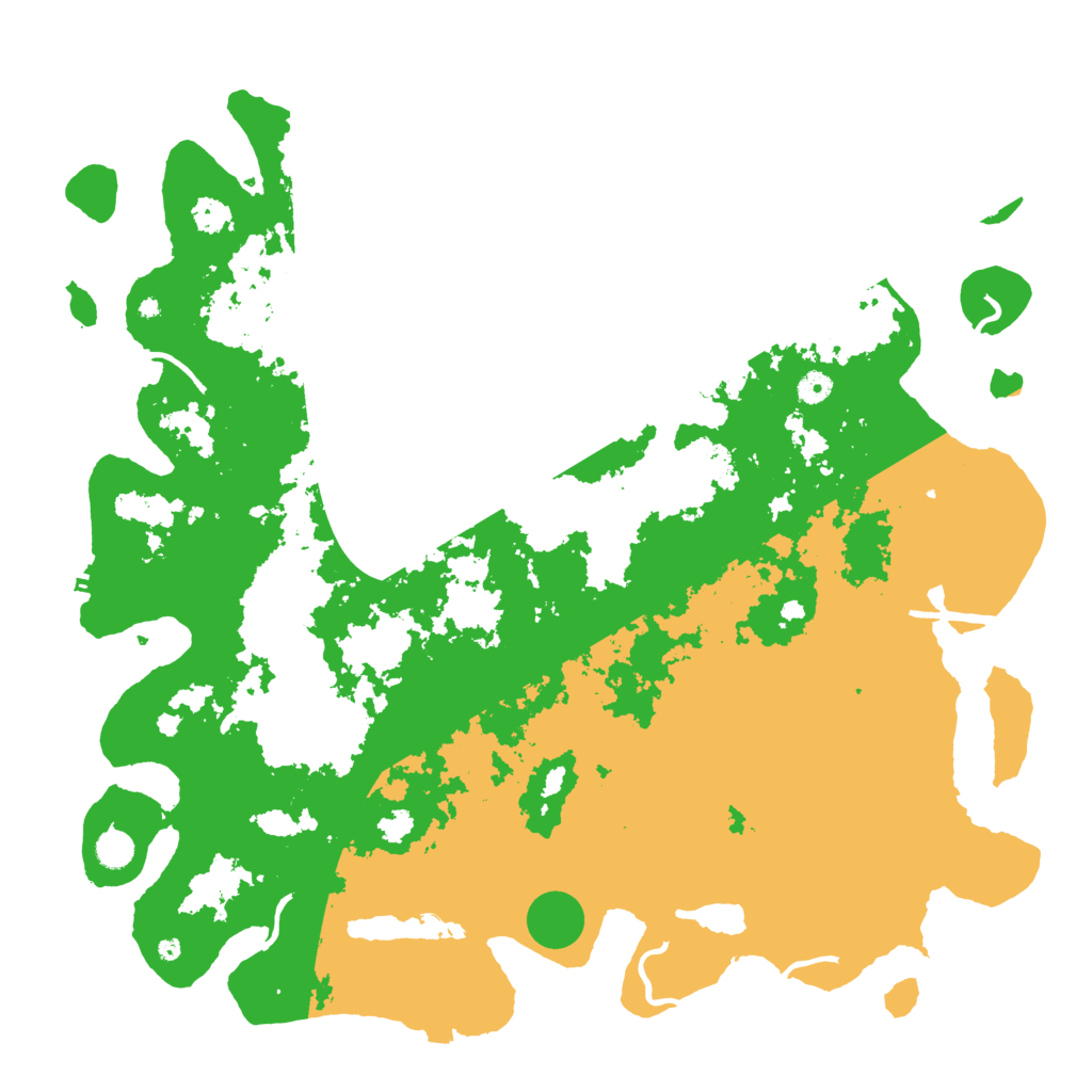 Biome Rust Map: Procedural Map, Size: 5000, Seed: 74128