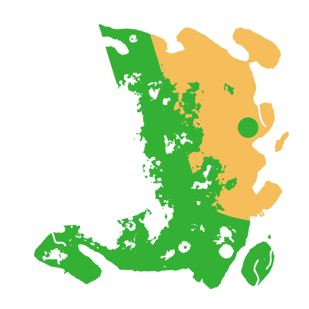 Biome Rust Map: Procedural Map, Size: 4000, Seed: 366542515