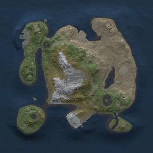 Thumbnail Rust Map: Procedural Map, Size: 2210, Seed: 127363266, 6 Monuments