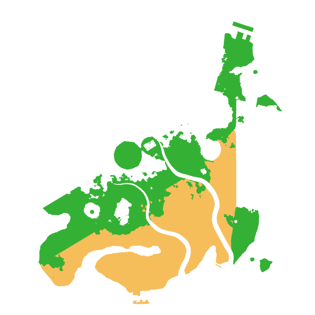 Biome Rust Map: Procedural Map, Size: 3000, Seed: 171185025