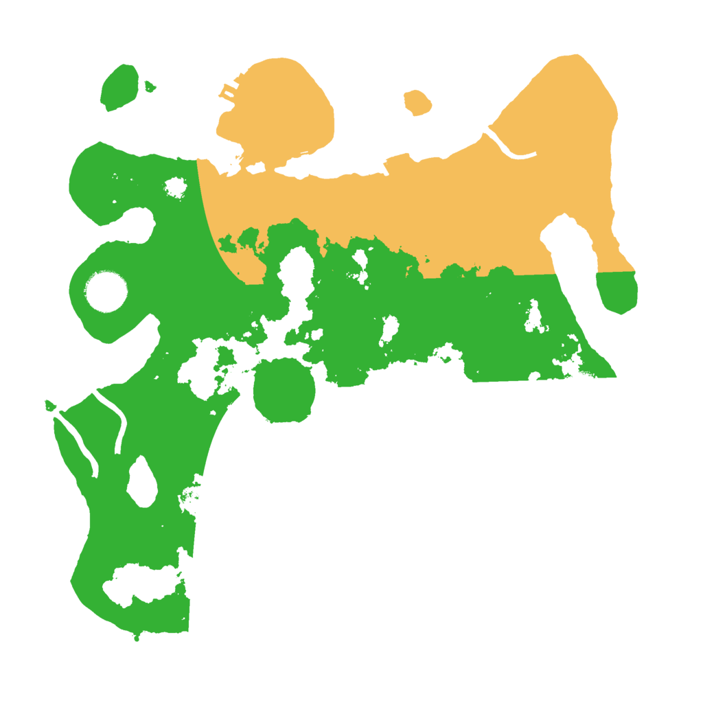 Biome Rust Map: Procedural Map, Size: 3000, Seed: 665683233