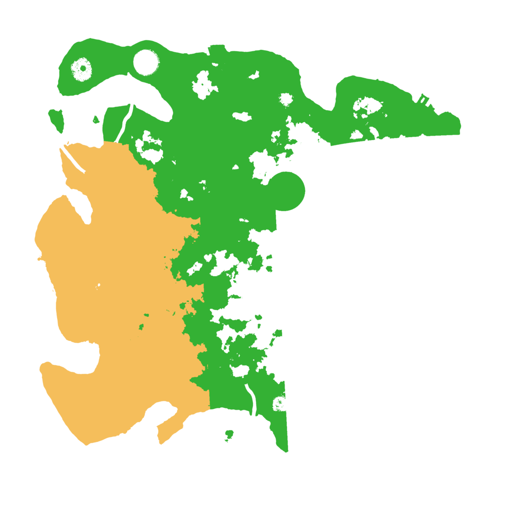 Biome Rust Map: Procedural Map, Size: 3500, Seed: 372431461