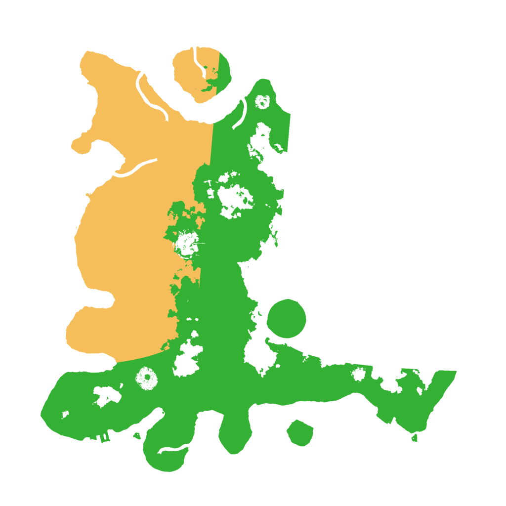 Biome Rust Map: Procedural Map, Size: 3500, Seed: 1802486874