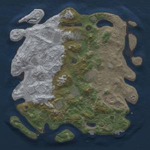 Thumbnail Rust Map: Procedural Map, Size: 4250, Seed: 812875661, 19 Monuments