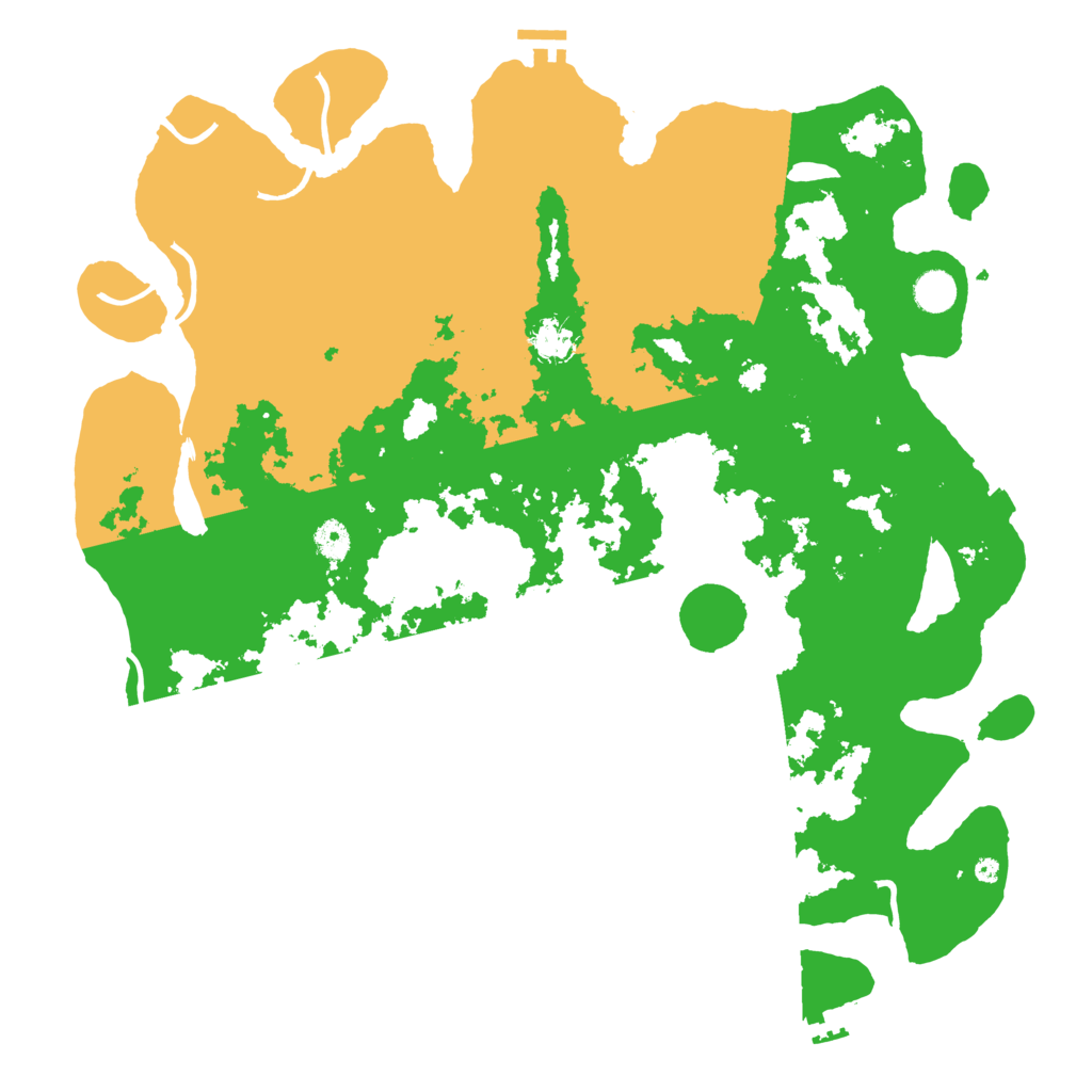 Biome Rust Map: Procedural Map, Size: 4500, Seed: 613853205