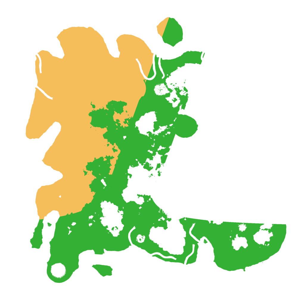 Biome Rust Map: Procedural Map, Size: 3700, Seed: 1749069064