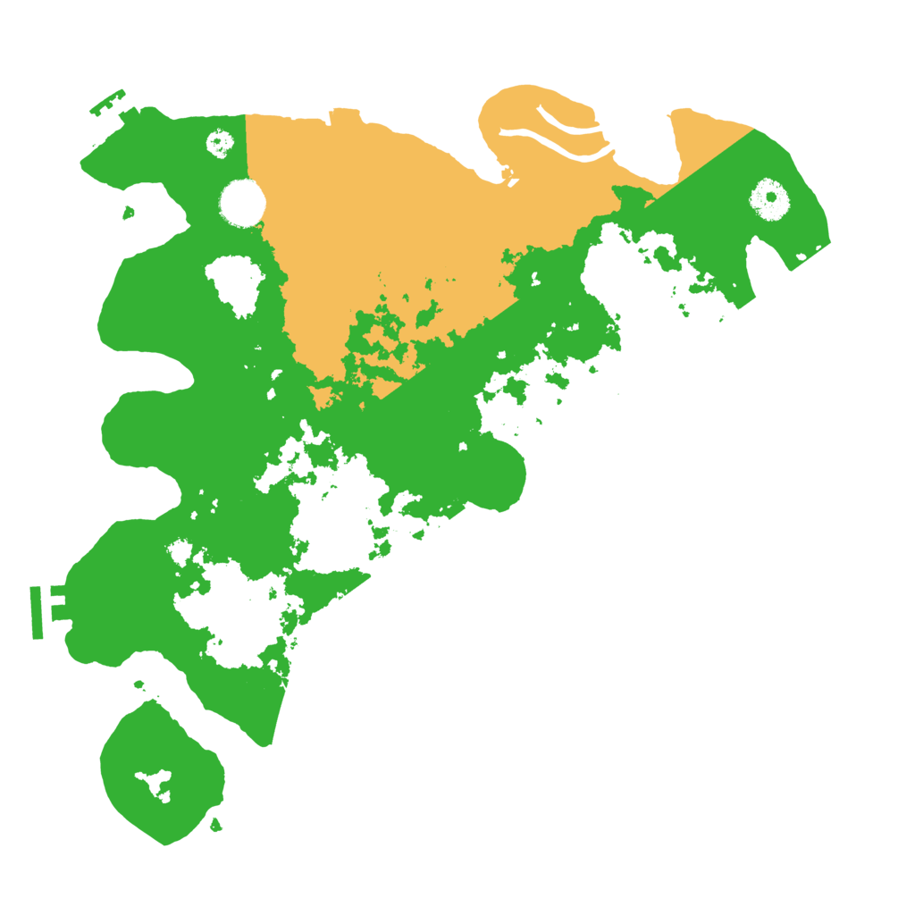 Biome Rust Map: Procedural Map, Size: 3500, Seed: 82315100