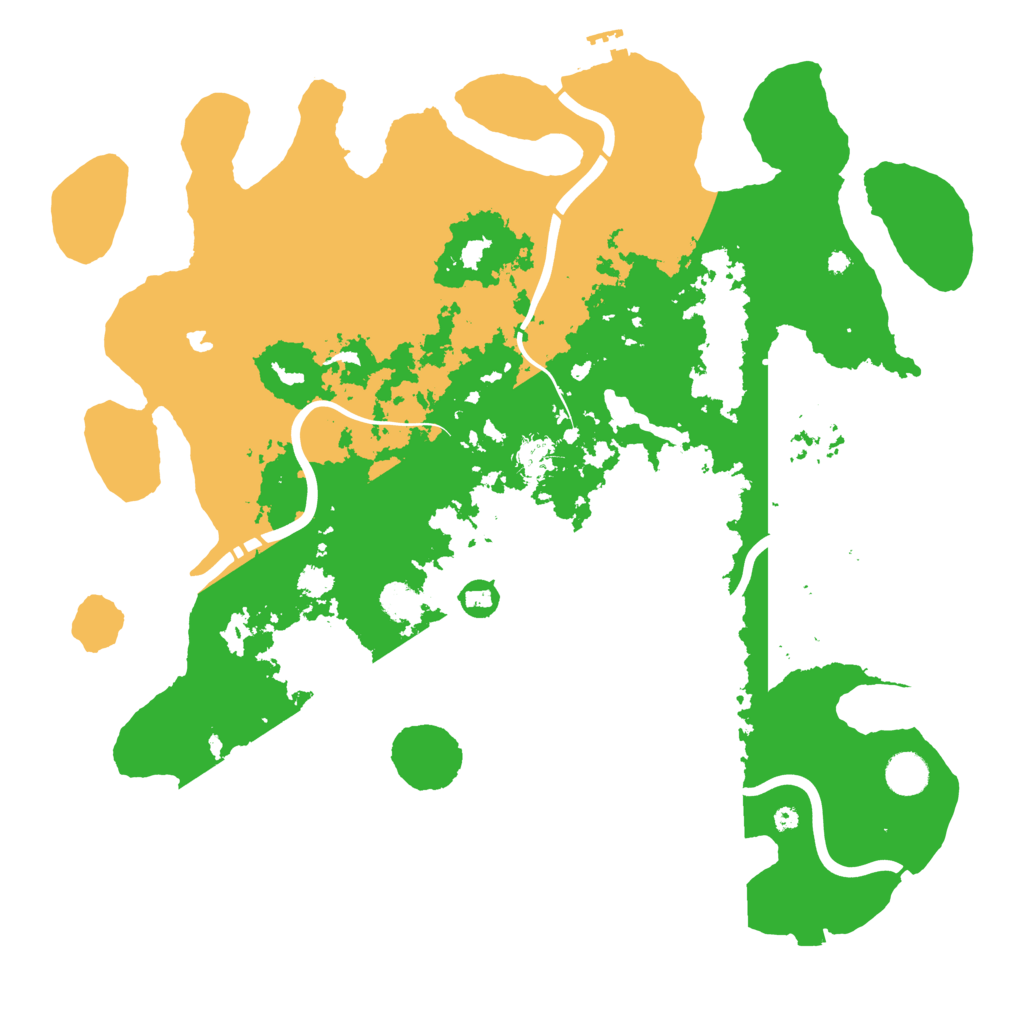 Biome Rust Map: Procedural Map, Size: 4250, Seed: 248488755