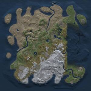 Thumbnail Rust Map: Procedural Map, Size: 4250, Seed: 248488755, 16 Monuments