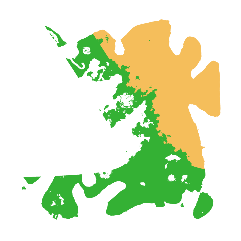 Biome Rust Map: Procedural Map, Size: 3100, Seed: 8738916