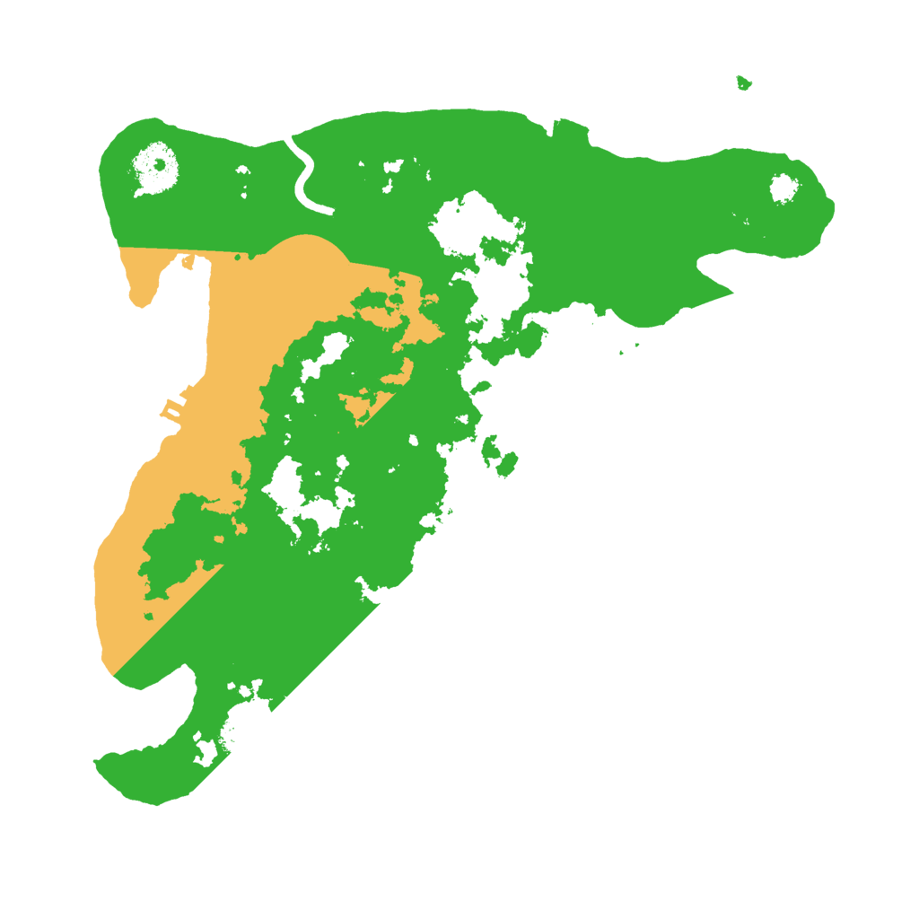 Biome Rust Map: Procedural Map, Size: 3000, Seed: 79997