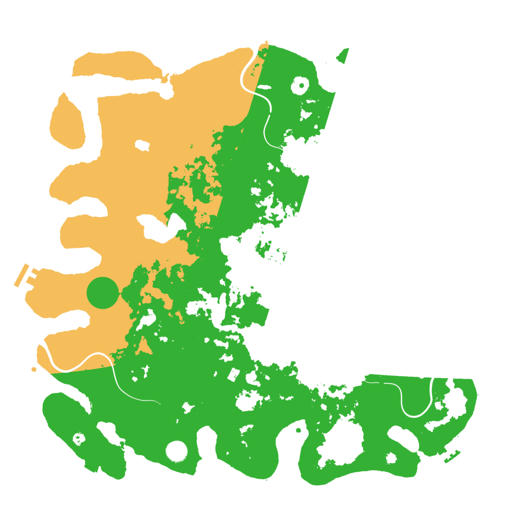 Biome Rust Map: Procedural Map, Size: 4250, Seed: 7722626