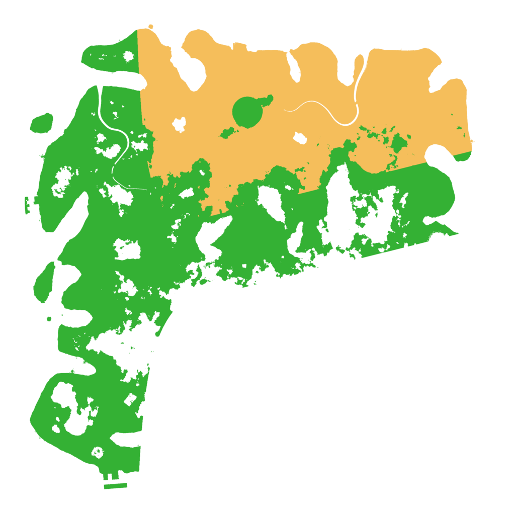 Biome Rust Map: Procedural Map, Size: 4500, Seed: 1144432386
