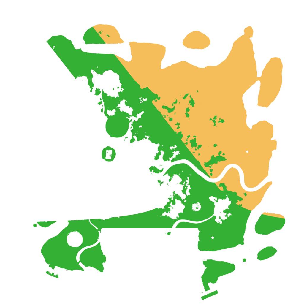 Biome Rust Map: Procedural Map, Size: 3500, Seed: 1423566289