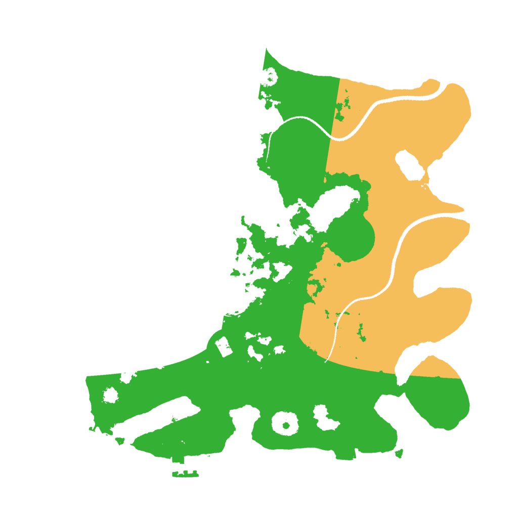 Biome Rust Map: Procedural Map, Size: 3000, Seed: 476236376