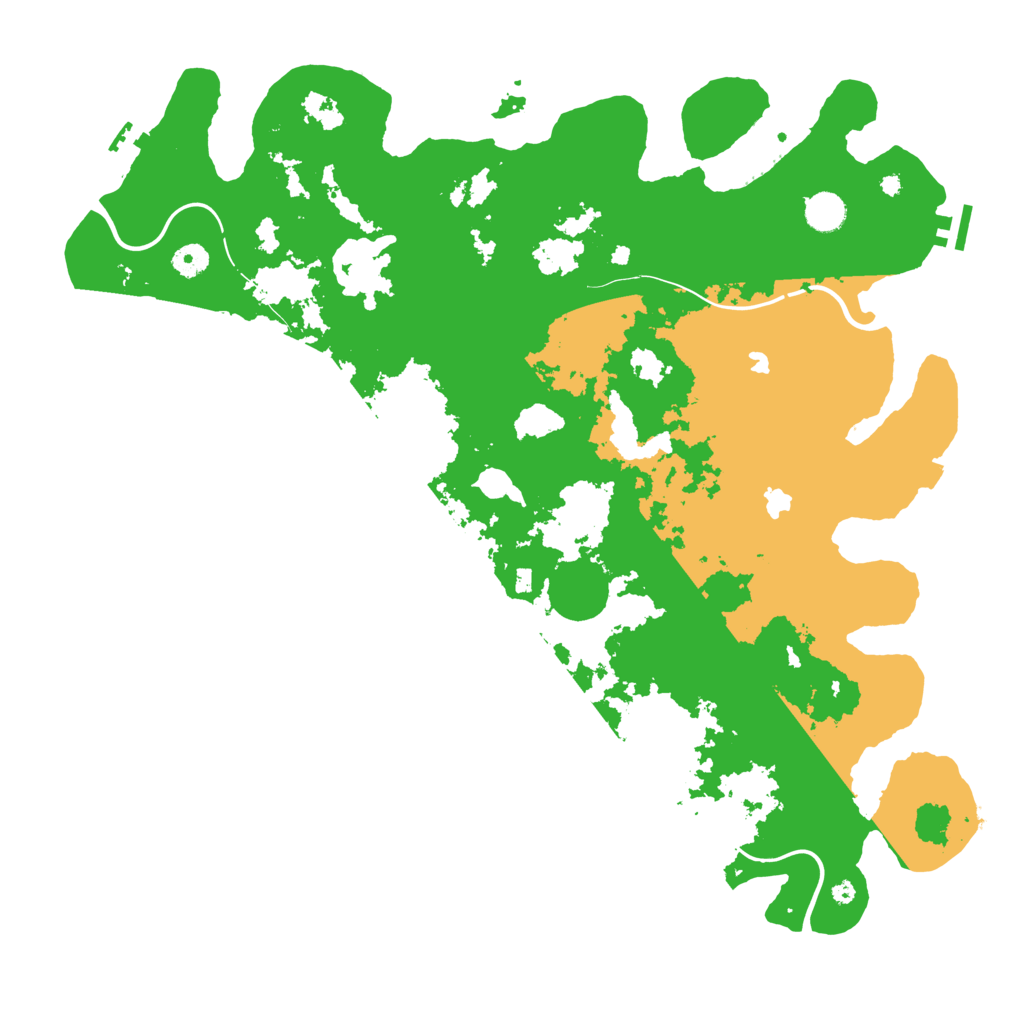 Biome Rust Map: Procedural Map, Size: 4500, Seed: 1757994523