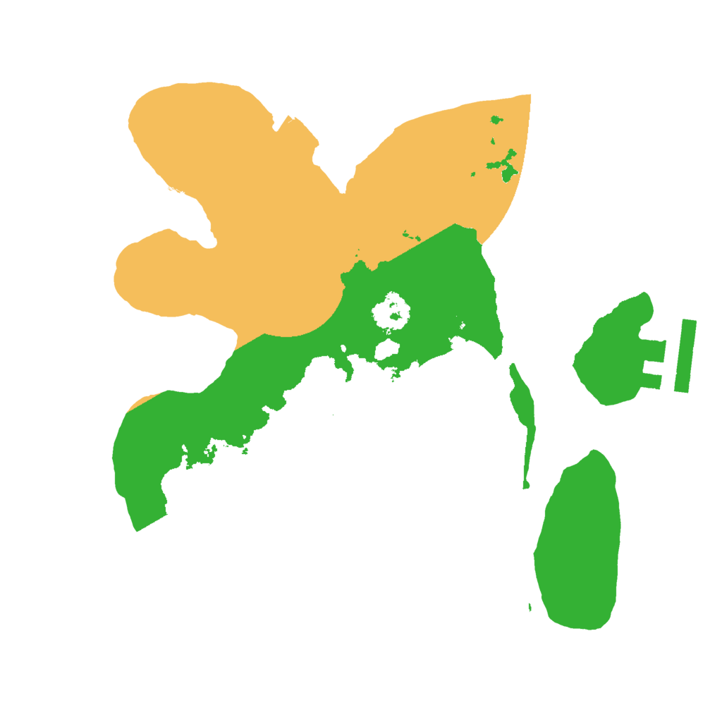 Biome Rust Map: Procedural Map, Size: 2000, Seed: 654255441