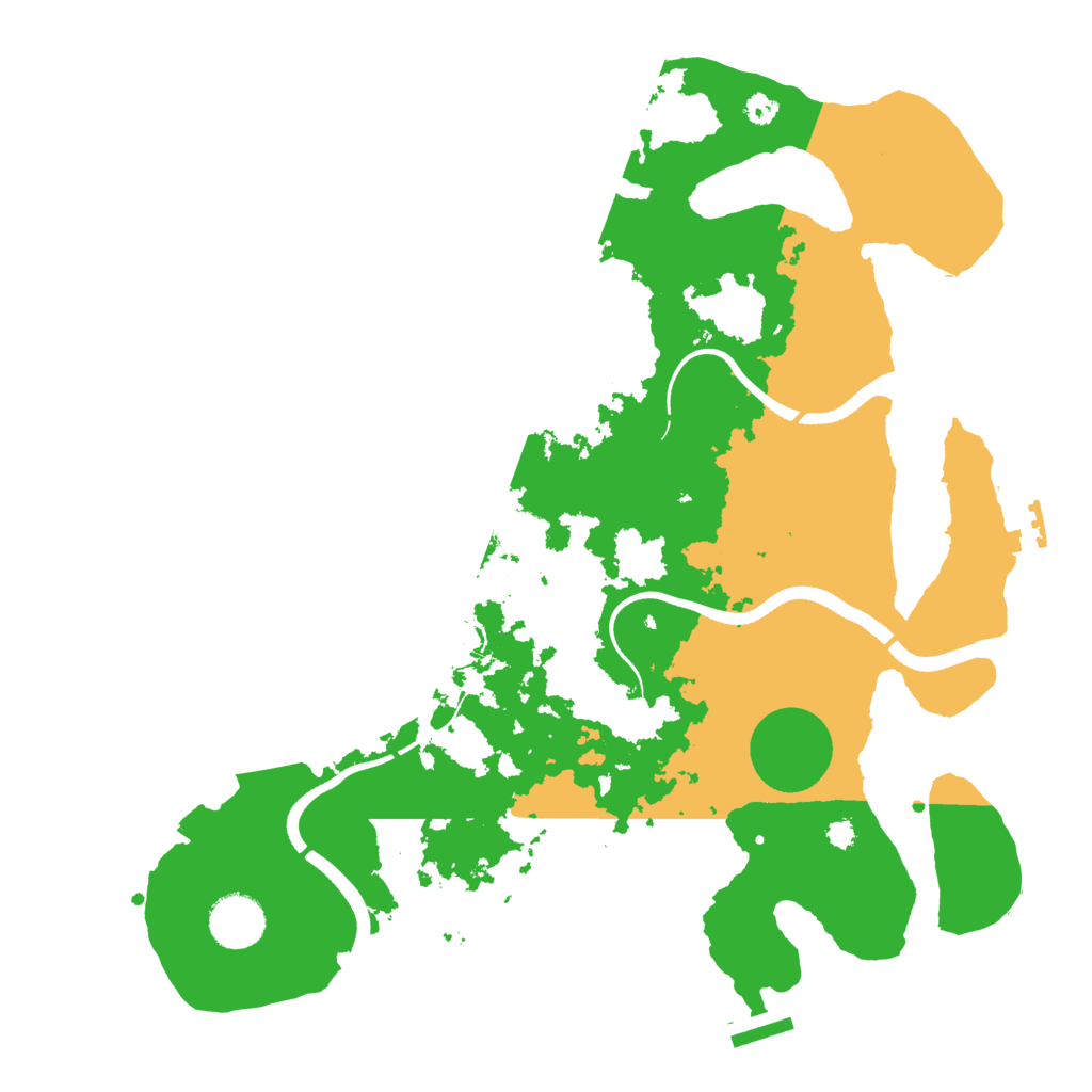 Biome Rust Map: Procedural Map, Size: 3500, Seed: 1882258713