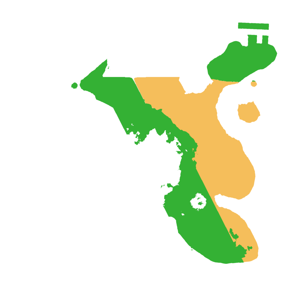 Biome Rust Map: Procedural Map, Size: 2023, Seed: 305234314