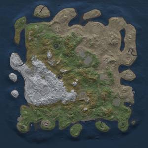 Thumbnail Rust Map: Procedural Map, Size: 4500, Seed: 1407018839, 19 Monuments