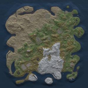 Thumbnail Rust Map: Procedural Map, Size: 4250, Seed: 785732907, 18 Monuments