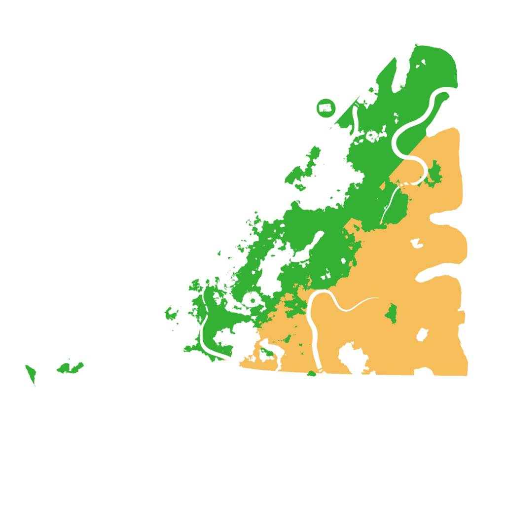 Biome Rust Map: Procedural Map, Size: 4500, Seed: 2045130096