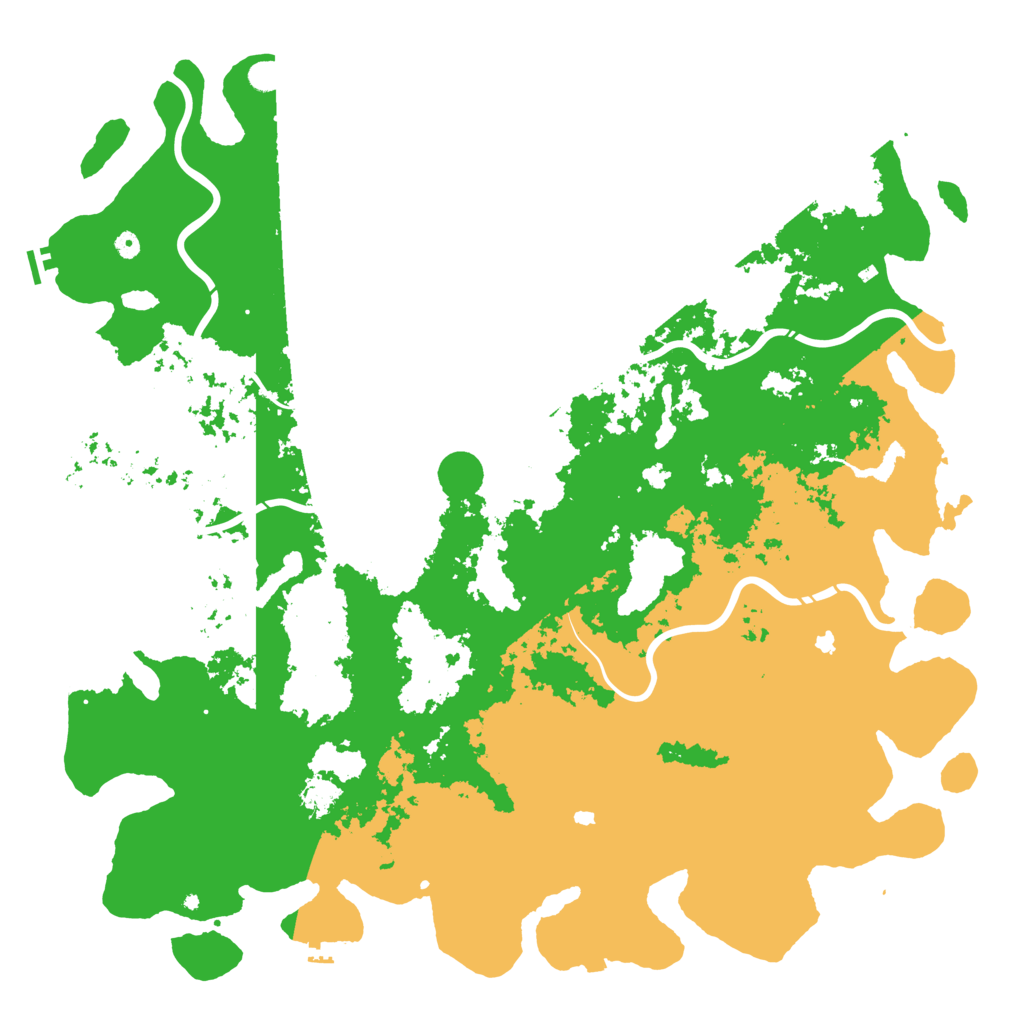 Biome Rust Map: Procedural Map, Size: 6000, Seed: 1561419503