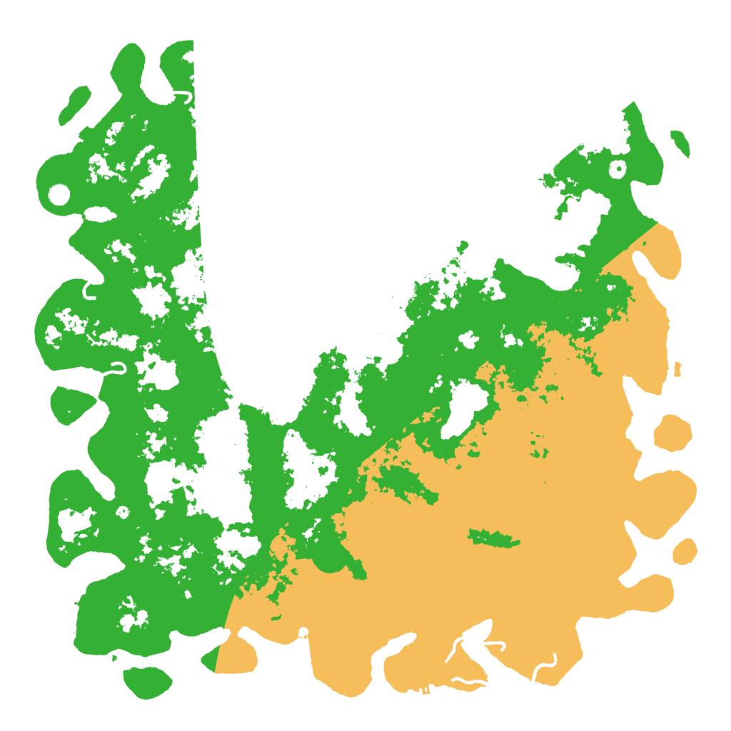 Biome Rust Map: Procedural Map, Size: 6000, Seed: 1561419503