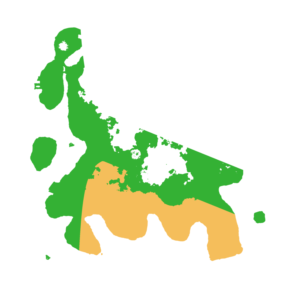 Biome Rust Map: Procedural Map, Size: 3000, Seed: 769799086