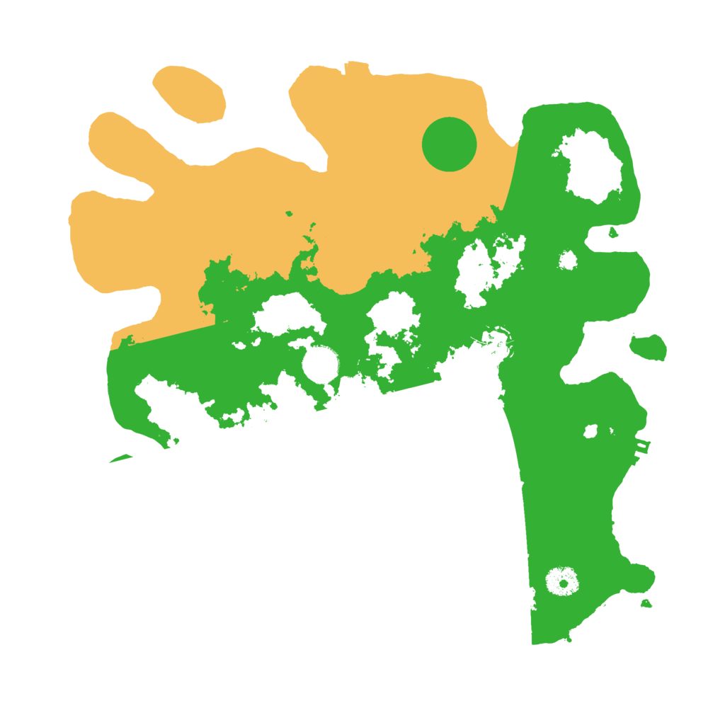 Biome Rust Map: Procedural Map, Size: 3500, Seed: 2073844086