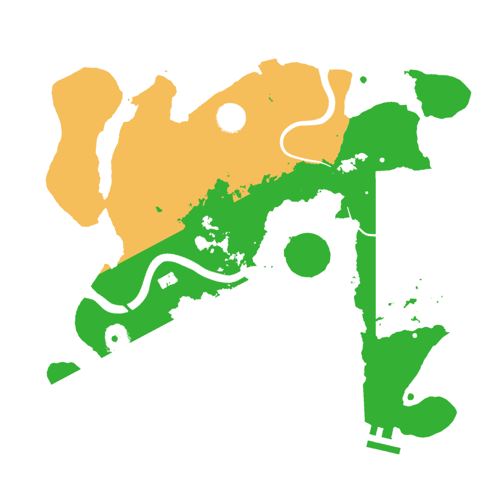 Biome Rust Map: Procedural Map, Size: 3000, Seed: 1266995962